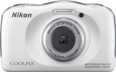 Nikon COOLPIX S33 ホワイト Nikon COOLPIX S33 White | Point & Shoot Cameras | Nikon USA